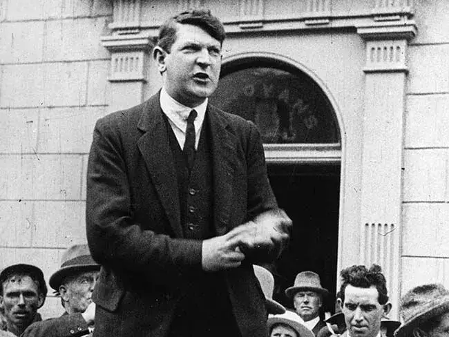 Collins given a speech